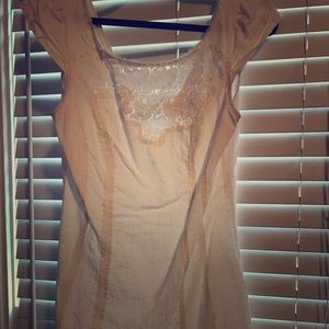 Free People white lace tunic size 12
